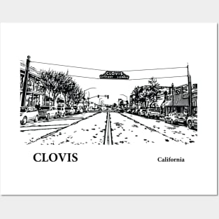 Clovis California Posters and Art